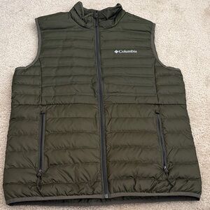 Columbia Olive Quilted Vest
